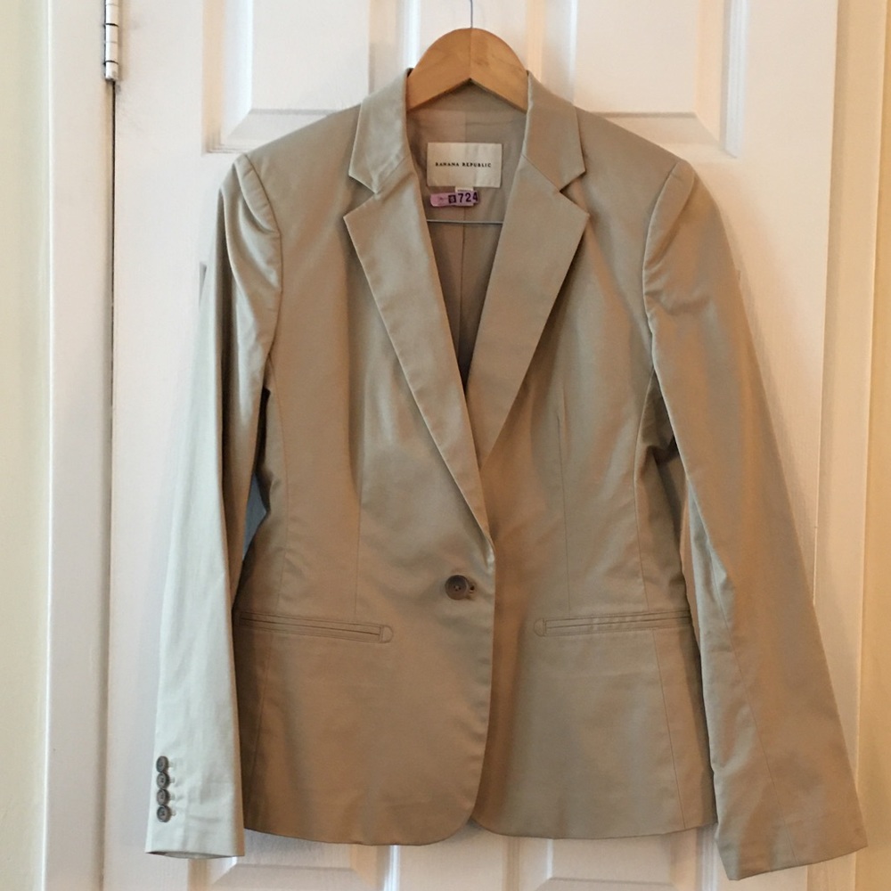 Banana Republic Khaki Jacket S 10